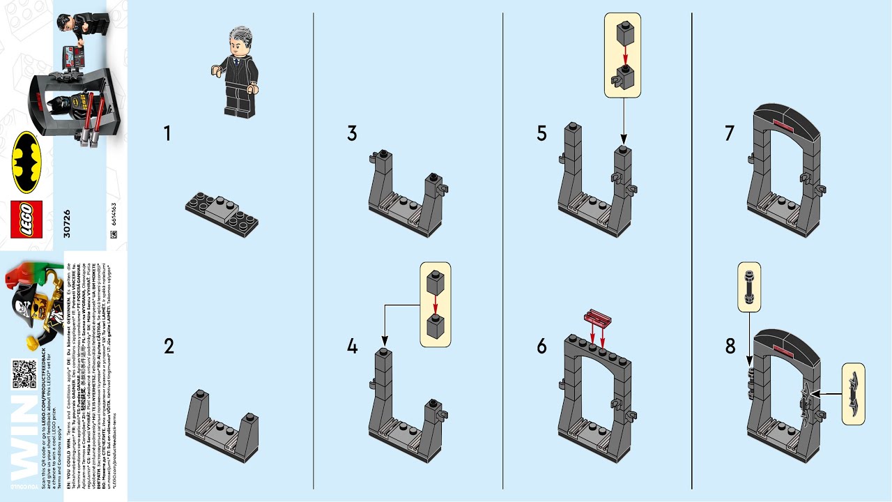 LEGO Instructions - DC Comics Super Heroes - 30726 - Bruce Wayne and the Batsuit - Batman