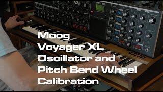 Moog MiniMoog Voyager XL Oscillator and Pitch Bend Wheel Calibration Procedure - Internal Photos