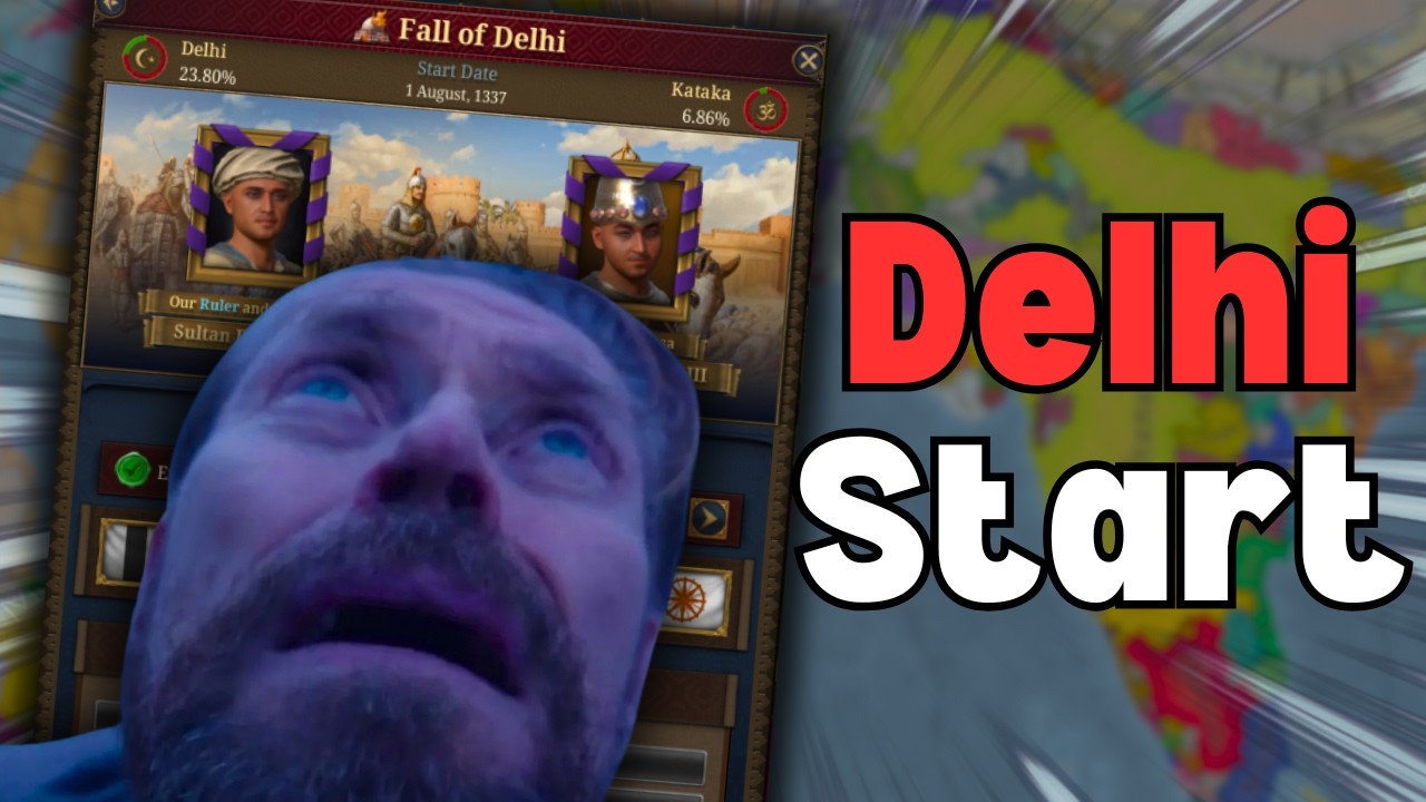 Delhi's Start is PAIN in EU5 - How to Beat the Fall of Delhi || First Fifty Years