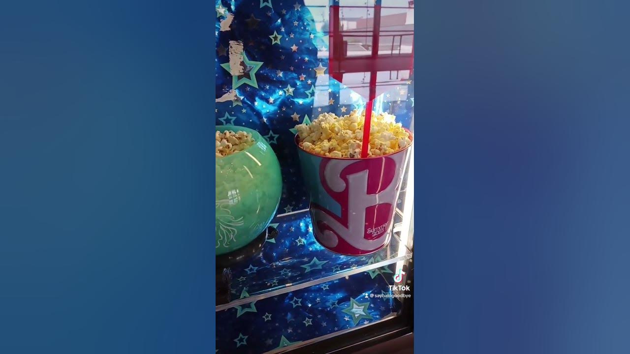 Barbie Movie AMC and Cinemark Exclusive Popcorn Bucket The Fangirl 