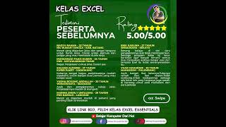 Kelas Excel Essentials Batch 4 #belajarexcel #excel #tutorialexcel #tutorialexcelpemula