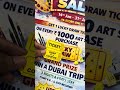 Your art haul comes with a boarding pass to Dubai 😍