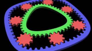 Hypotrochoid planetary gear system