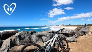 Virtual Bike Ride Palm Beach To Miami Australia - Natural Sound - Cycle Treadmill Background