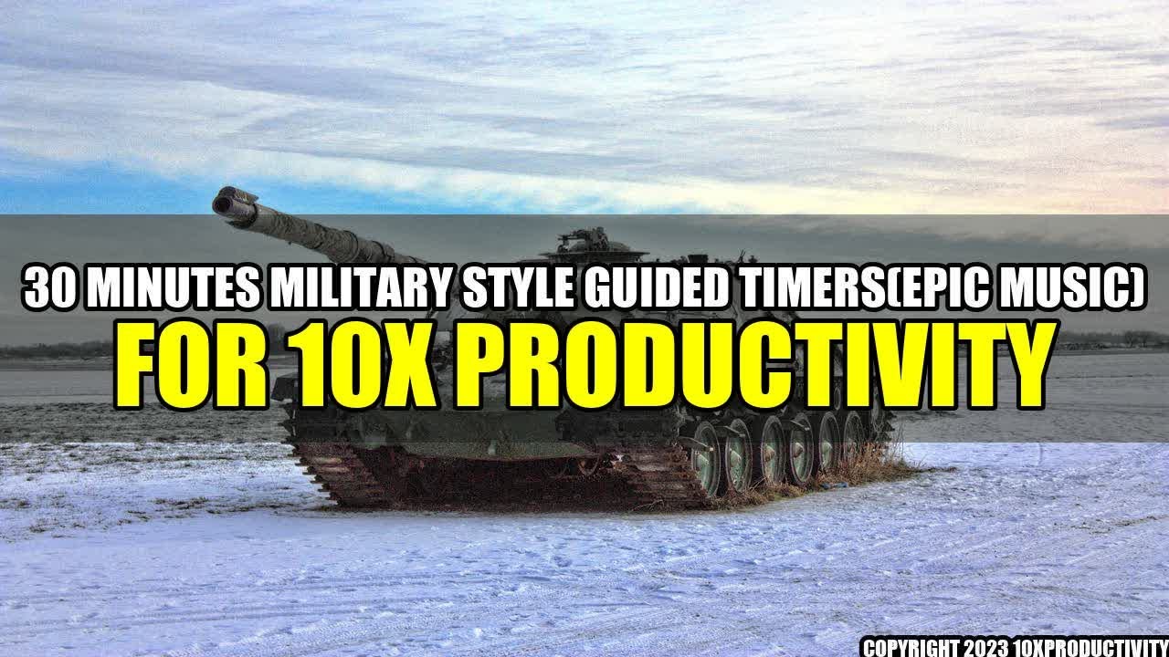 30 MINUTES MILITARY STYLE GUIDED COUNTDOWN TIMER WITH EPIC MUSIC FOR ...