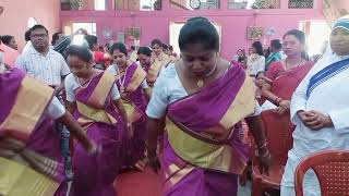 Entrance dance by Mahila dal at St. Joseph Church . Chittaranjan