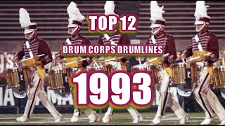 Drum Corps Percussion: Top 12 Drumlines of 1993