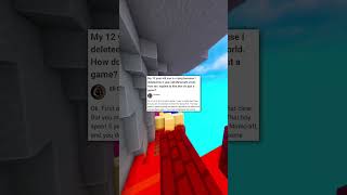 Minecraft World 😭