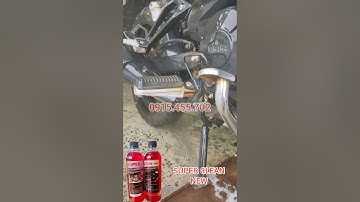 Super clean new siêu tẩy trắng đầu bò lốc máy xe