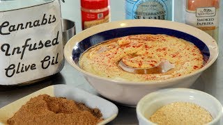 How To Make Cannabis Infused Hummus (With Marijuana Olive Oil): Infused Eats #43