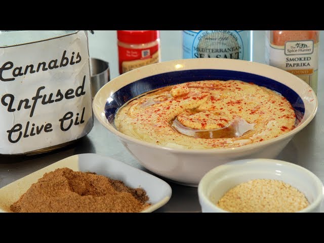 How To Make Cannabis Infused Hummus (With Marijuana Olive Oil): Infused Eats #43