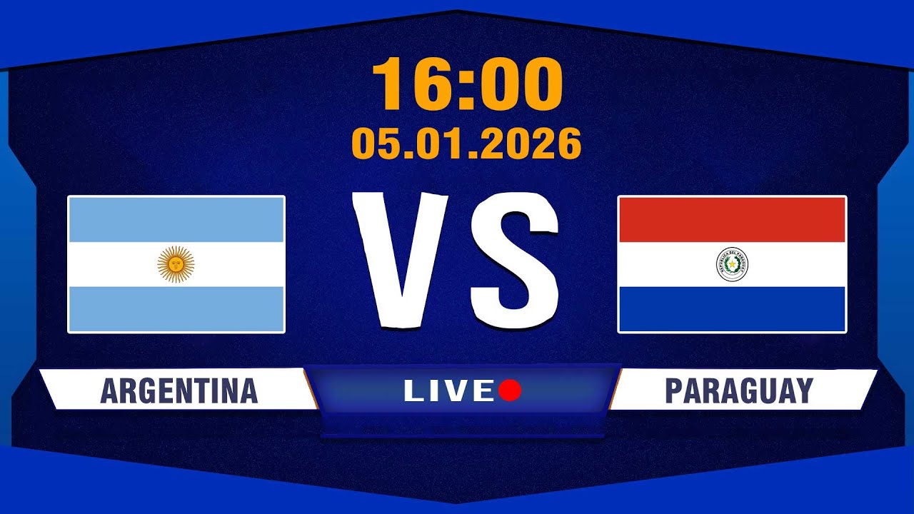 🔴 Argentina vs Paraguay | A tense showdown where class and discipline collide