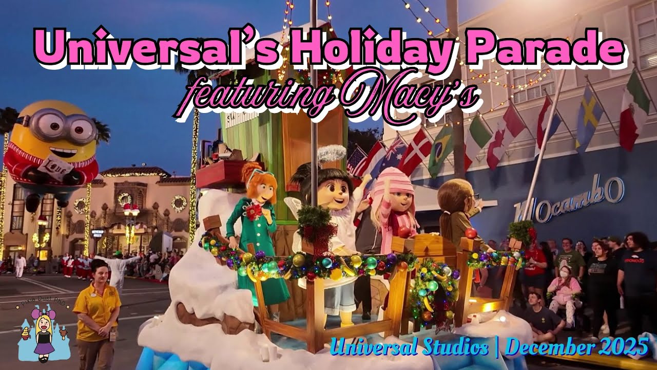 Universal’s Holiday Parade featuring Macy’s | Universal Studios Florida | December 2025