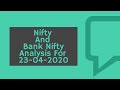 Nifty And Bank Nifty Analysis for 23-04-2020