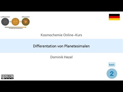 Differentation von Planetesimalen