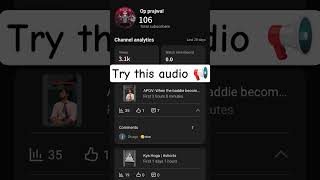 Try this audio 🎧