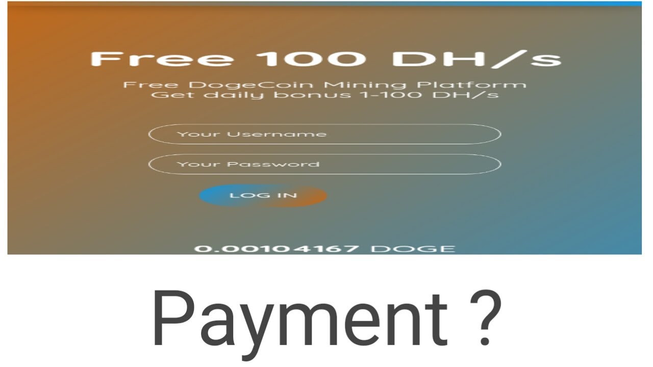 Dogecoin Faucet Free Dogecoin Mining - YouTube