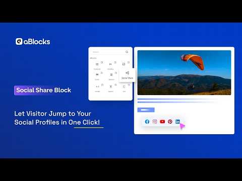 How to Add Social Share Buttons in WordPress with aBlocks No Code Needed