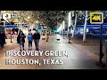 Discovery green houston texas night walking tour 4k ultra