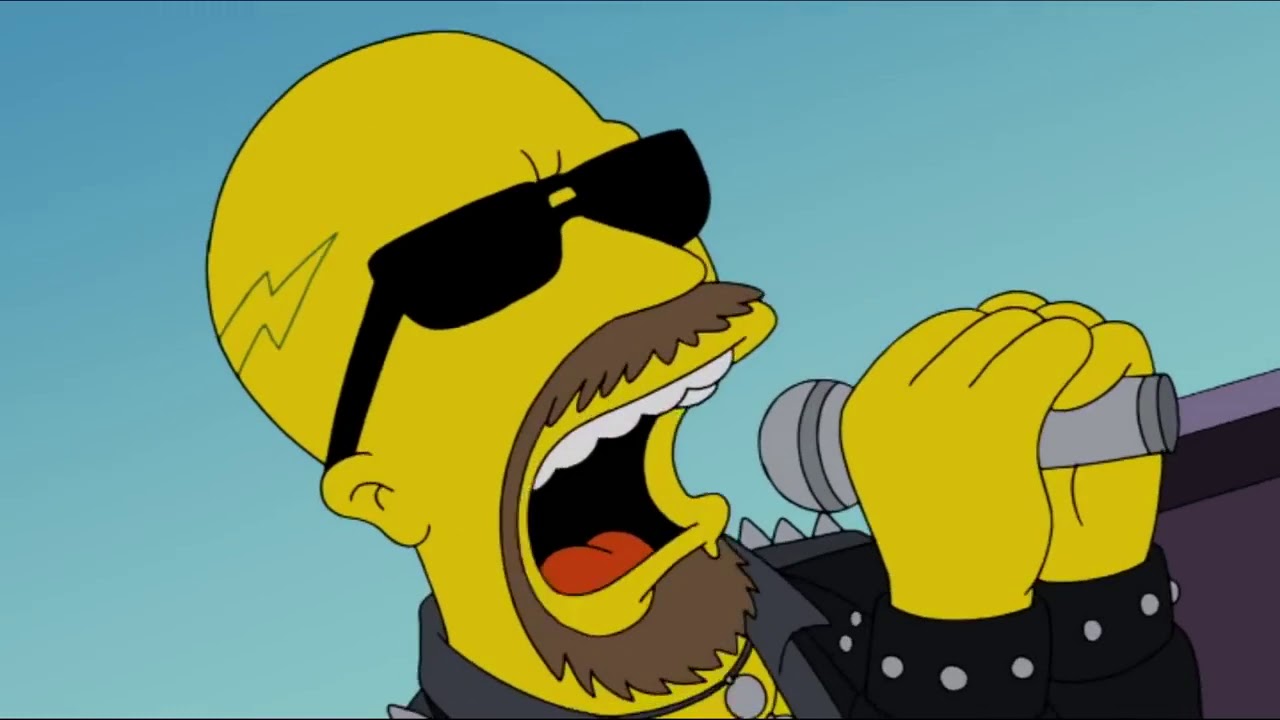 The Simpsons and Judas Priest Respecting The Law! S25E09 Steal this ...