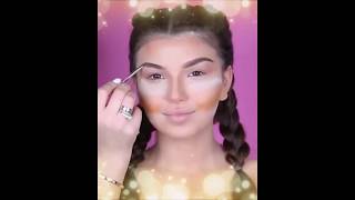 مكياج احترافي& how to contour your round  fac