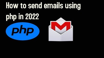 How to send emails using php script