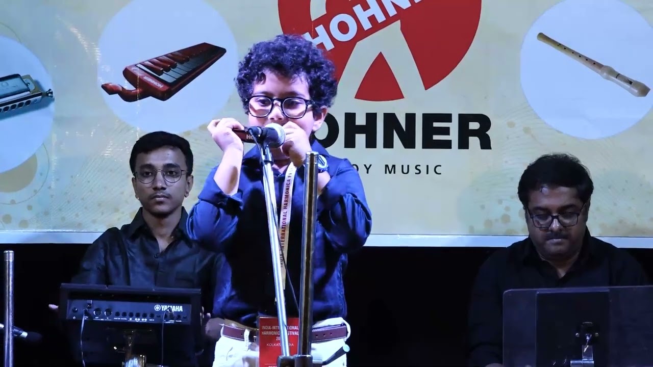 Jeena yaha marna yaha cover played on Hohner super chromonica 270 Harmonica by Sandipan Josh