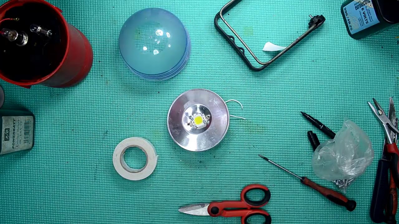 Pasa tus viejas linternas o lámparas de trabajo a diodos led, muy facil