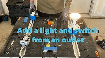 How To Add A Switch & Light From An Outlet | Easy Step By Step Guide