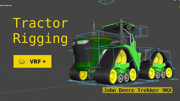 Rigging Tutorial Tractor and Wagon in blender 4.x