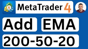 How to Add 200, 20, and 50 EMA in MetaTrader 4 (MT4) on Laptop/PC/Mac - Easy to Follow