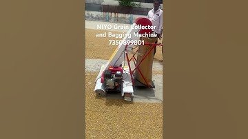 NIYO Grain Collector and Bagging Machine #new #innovation #baggingmachine #farmer #technology