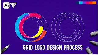 Adobe Illustrator 2026 Tips – Creative Circle Grid Logo Design Process | GFX-HUNTERS #shorts