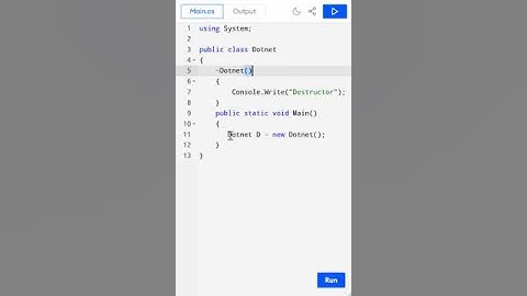 Destructor in C# - kaashiv infotech true google review - Venkat - #kaashivinfotechreviews