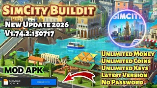 Simcity Buildit Mod Apk 1.74.2 Unlimited Money Unlimited Keys TERBARU 2026 screenshot 2