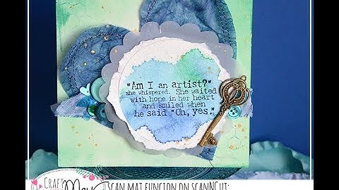 layered card making: using scanNcut scan mat feature