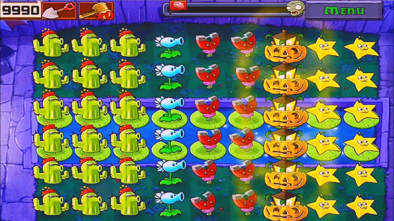 Plants Vs Zombies | Last Stand Fog | Plants Vs All Zombies Gameplay Full HD 1080p 60fps