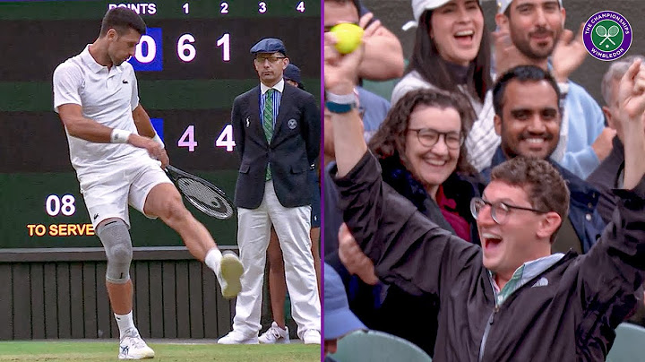 Scenes as Centre Court reacts to England's win on penalties | Wimbledon 2024
