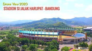 Drone View Stadion Si Jalak Harupat kota Soreang Bandung Jawa Barat
