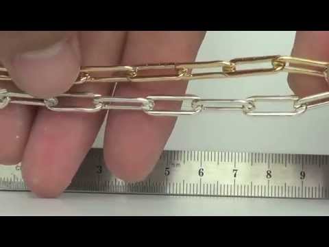 5.5x15mm Elongated Rectangle Cable Chain by Foot