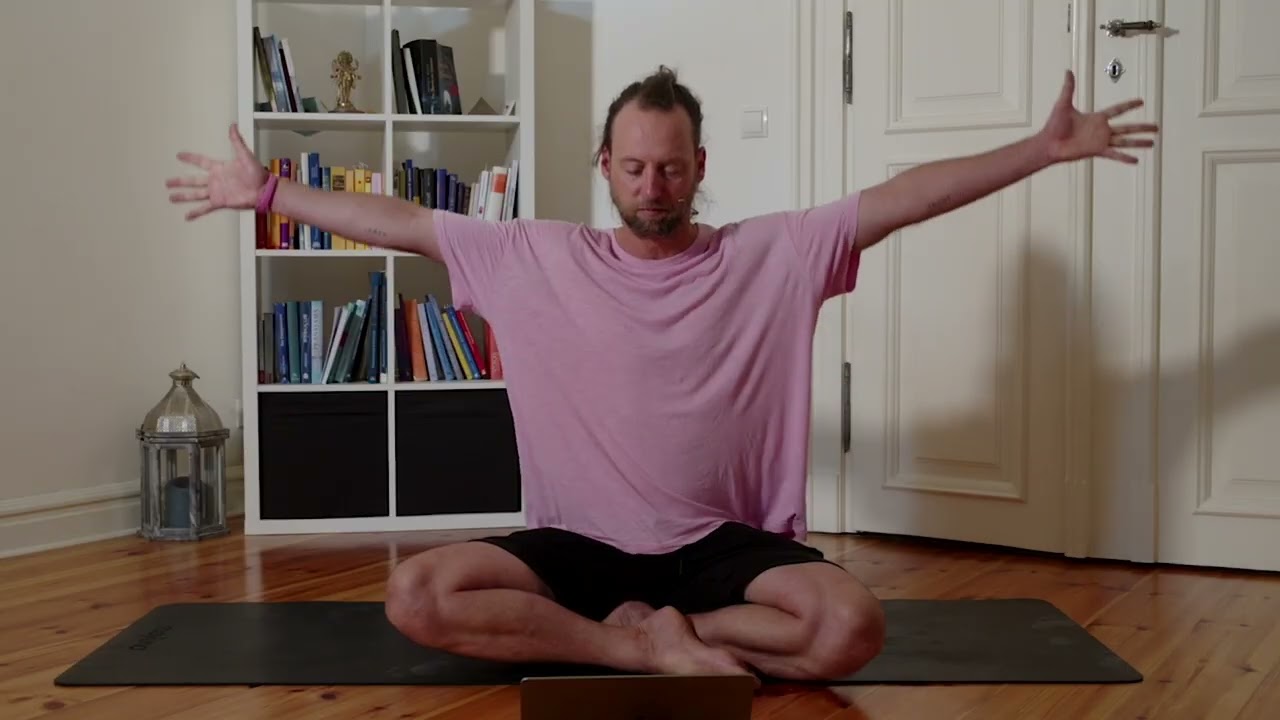 Erde und himmel meditation und pranayama