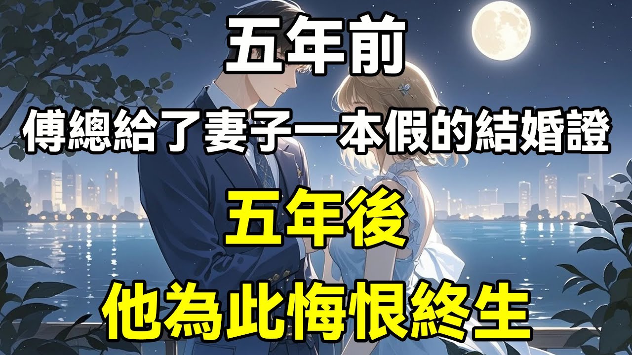 五年前，傅總給了妻子一本假的結婚證書，五年後，他為此悔恨終生