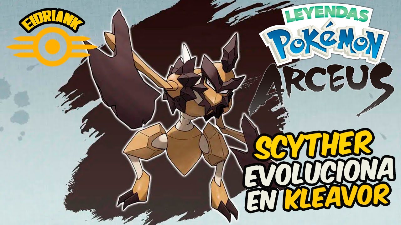 Como Evolucionar Scyther a Kleavor - Pokemon Legens Arceus - YouTube