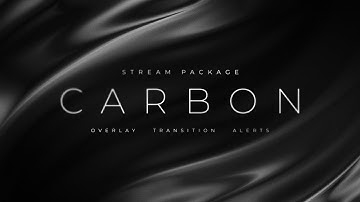 Carbon Twitch Overlay and Alerts Stream Package for OBS