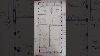 24*50 house plan 2bhk with car parkingshorts homedesign