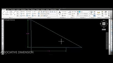 ASSOCIATIVE DIMENSION AUTOCAD 2D