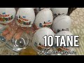 10 tane kinder sürpriz yumurta açtık!|kardeşim Ezgi ile sürpriz yumurta challenge|♡