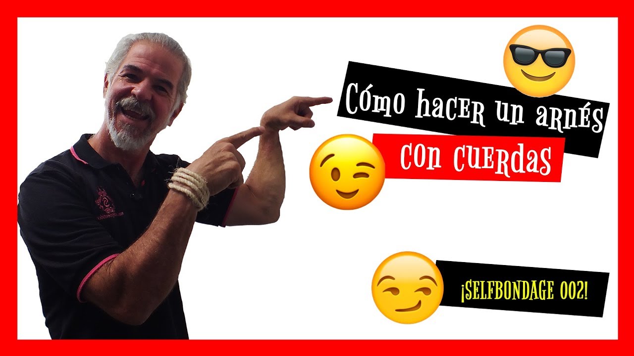 002 Como hacer un ARNES CON CUERDAS INCREÍBLE  [SELFBONDAGE] 😍😱🚻♣️✅