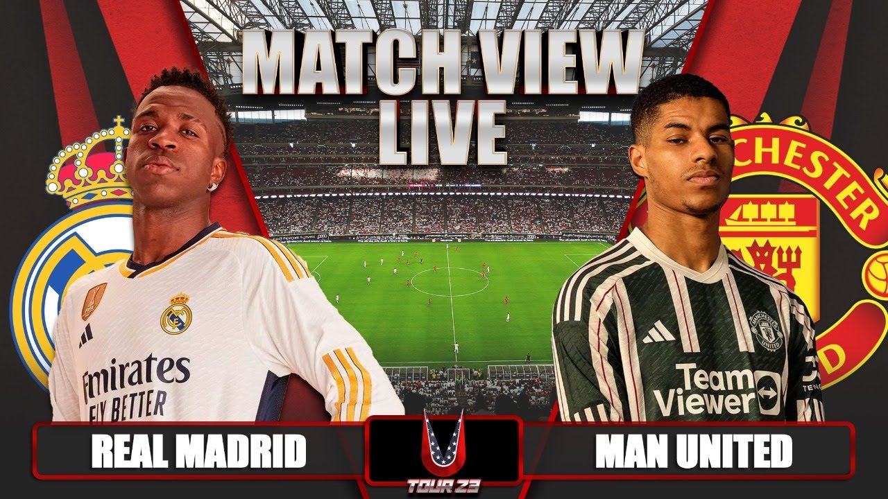 REAL MADRID 2-0 MANCHESTER UNITED LIVE MATCH VIEW WITH OWEN