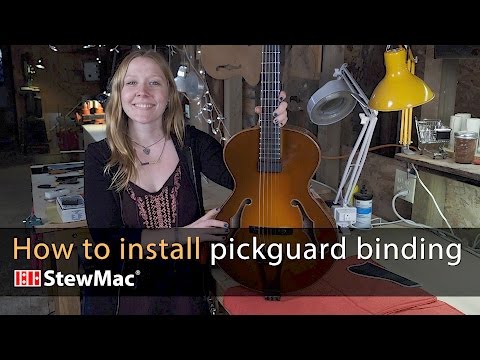 How to install pickguard binding